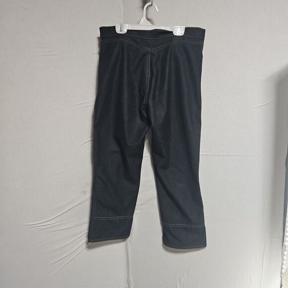 Dorabella Basic Chic Stretch Denim/Cotton Twill, Dark Blue Ankle, Rhinestone 44 - Picture 5 of 15